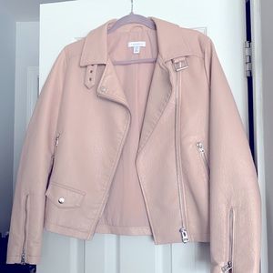 Topshop leather jacket